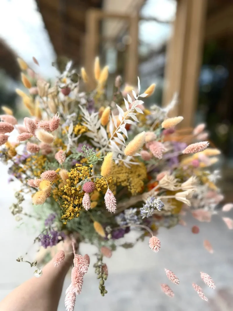 Bouquet de fleurs séchées Monsieur Fleur